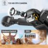DRONEEYE 4DV12 Mini Drone - with Camera for Adults Kids,1080P Camera FPV Foldable RC Quadcopter,Drone for beginners,Altitude Hold, Headless Mode,3D Flips,App Control,Trajectory Flight,2 Batteries — изображение 3