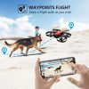 SANROCK U61W Drone - with Camera for Kids Adult Beginner 720P HD & 2 Batteries, Mini Drone Toy Gift for Boy Girl WiFi FPV RC Quadcopter, Waypoints Fly, Headless Mode, Altitude Hold, Emergency Stop - Bild 3