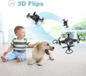 DRONEEYE 4DV2 Drone with Camera for Kids,720P FPV Video,Nano Portable Pocket RC Quadcopter Beginners Toys,3D Flip,Altitude Hold,Headless Mode,Trajectory Flight,3D Flips — изображение 6