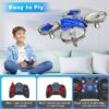 Oddire L6082 Mini Drone - Drones & Cars 2 in 1 Toy with One Key Take Off-Landing, Altitude Hold, Headless Mode, 360° flip, Car Mode, 2 Batteries - Bild 5