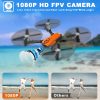 ORKNELY X-PACK7 Drone with Camera for Adults - WiFi 1080P HD Camera FPV RC Quadcopter Kids Toys Gifts for Beginner with Gravity Sensor — изображение 6