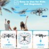 Loiley S29 Drone - 1080P FPV Drones for kids with Voice Control, Gestures Selfie, Altitude Hold, 90° Adjustable Lens, 3D Flips, 2 Batteries - Image 5