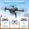 RADCLO Mini Drone with Camera - 1080P HD FPV Foldable Drone with Carrying Case, 2 batteries, 90° Adjustable Lens, One Key Take Off/Land, Altitude Hold, APP Control, 360° Flip, for Kids and Adults — изображение 4