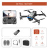 LS S8S Drone - 2.4G optical flow three-camera brushless drone with dual lens WIFI professional aerial photography drone — изображение 22
