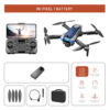 LS S8S Drone - 2.4G optical flow three-camera brushless drone with dual lens WIFI professional aerial photography drone — изображение 31