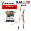 SoloGood 5.8G 2.5W 40CH VTX  - 0/25/400/800/1500/2500mW NTSC/PAL Video Transmitter For RC FPV Freestyle Long Range Racing Drone — изображение 2