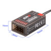 RadioMaster ER6 2.4GHz ELRS PWM Receiver - Specially Designed For Fixed-wing Aircraft Airplane Drone - Image 2