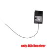 TX4 2.4GHz 4CH Radio System Transmitter Controller Remote Control w/ Receiver For RC Car Boat - Bild 4