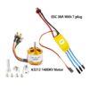 XXD A2212 2212 1400KV Brushless Motor 30A ESC Motor SG90 9G Micro Servo 8060 Propeller Set for RC Fixed Wing Plane — изображение 8