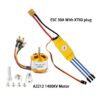 XXD A2212 2212 1400KV Brushless Motor 30A ESC Motor SG90 9G Micro Servo 8060 Propeller Set for RC Fixed Wing Plane — изображение 4