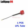 Foxeer Antenna Lollipop 4 V4 FPV Antenna 5.8G 2.6Dbi Stubby RHCP SMA RPSMA UFL Straight/Angle MMCX 7.2g For FPV RC Racing Drone - Image 8
