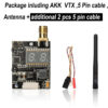 AKK K33/K31 VTX - 5.8G 200mW 40 Channels Double Screen Display 200mW FPV Audio Video Transmitter - Image 12