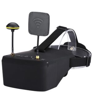 EV800D 5.8G 40CH FPV Goggles - 5 Inch 800*480 Video Headset HD DVR Diversity FPV Glasses With Battery For RC Model RC FPV Drone