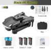 JINHENG K105 Max Drone - 4K HD Dual Camera With Obstacle Avoidance WiFi Fpv Foldable Quadcopter Toys For Children Hobbie - Bild 9