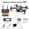 E99 Pro Drone With HD Camera -  4K Dual Camera 25 Minutes 200M Distance Headless Model Night Flying WIFI Foldable Drone - Bild 22