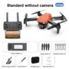 E99 Pro Drone With HD Camera -  4K Dual Camera 25 Minutes 200M Distance Headless Model Night Flying WIFI Foldable Drone - Bild 5