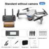 E99 Pro Drone With HD Camera -  4K Dual Camera 25 Minutes 200M Distance Headless Model Night Flying WIFI Foldable Drone - Bild 19