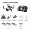4DRC V30 Mini Drone - with Camera HD 4K 1080P FPV RC Drones Profesional Five-sided Obstacle Avoidance Helicopter Dron Toy Gift - Image 14