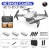 E88 Pro Drone - 2023 New Drone 4K Wide Angle HD Camera Foldable RC Helicopter WIFI FPV Height Hold Gift Toy - Image 2