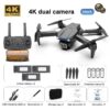 E99 Pro Drone With HD Camera -  4K Dual Camera 25 Minutes 200M Distance Headless Model Night Flying WIFI Foldable Drone - Bild 28