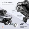 S7 Pro Drone - 4K Dual Camera Wifi FPV 2.4G Folding Quadcopter RC Helicopter Toy Gifts - Bild 19