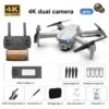 E99 Pro Drone With HD Camera -  4K Dual Camera 25 Minutes 200M Distance Headless Model Night Flying WIFI Foldable Drone - Bild 13