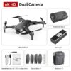 S608 Pro Drone -  3KM GPS 4k Profesional Drone HD Dual Camera Aerial Photography Brushless Foldable Quadcopter RC Distance - Image 11