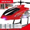 80CM RC Helicopter - Large Model 3.5CH Alloy Frame Anti-Fall All Body LED Lights 150 Meters Electric Remote Control Helicopter Toy - Image 26