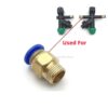 6mm 8mm LICHENG  Nozzle water outlet connector - trachea quick connector/external thread straight through for agricultural drones - Image 2