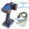 Flyueace T-6819C - 7CH 2.4GHZ 4.2-10V Radio Control System Transmitter With Receiver For RC Car Boat Tank Truck Toy Linkage lights - Image 5
