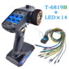 Flyueace T-6819C - 7CH 2.4GHZ 4.2-10V Radio Control System Transmitter With Receiver For RC Car Boat Tank Truck Toy Linkage lights - Image 6