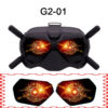 PVC Big Eyes Skin Stickers for DJI Goggles V2 - Flight Glasses Decal Decorative Film for DJI Avata / FPV Camera Drone Accessories - Image 2