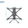 GEPRC GEP-ST35 Frame - Suitable For Smart 35 Series Drone Carbon Fiber Frame For RC FPV Quadcopter Replacement Accessories Parts - Image 3