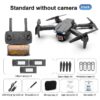 E99 Pro Drone With HD Camera -  4K Dual Camera 25 Minutes 200M Distance Headless Model Night Flying WIFI Foldable Drone - Bild 24