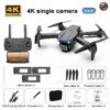 E99 Pro Drone With HD Camera -  4K Dual Camera 25 Minutes 200M Distance Headless Model Night Flying WIFI Foldable Drone - Bild 25