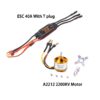Brushless Motor A2212 2212 1000KV/1400KV/2200KV 40A ESC 6035/8060/1060 Propeller SG90 9G Servo for RC Fixed Wing  aircraft — изображение 4