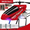 80CM RC Helicopter - Large Model 3.5CH Alloy Frame Anti-Fall All Body LED Lights 150 Meters Electric Remote Control Helicopter Toy - Image 8