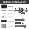KBDFA AE10 Drone - 6K Mini Brushless Motor Drone Fpv HD 4K Profesional Dual Camera Drones Christmas Gift GPS Quadcopter Rc Toys for Boys — изображение 7