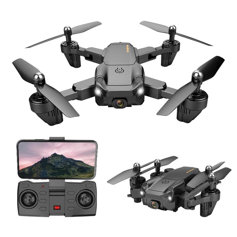 S27 Drone - RC Quadcopter Helicopter with 4K HD Camera Optical flow WIFI FPV Racing Dron Wide Angle Foldable Toy RTF