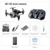 4DRC V30 Mini Drone - with Camera HD 4K 1080P FPV RC Drones Profesional Five-sided Obstacle Avoidance Helicopter Dron Toy Gift - Image 4