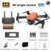 E99 Pro Drone With HD Camera -  4K Dual Camera 25 Minutes 200M Distance Headless Model Night Flying WIFI Foldable Drone - Bild 23