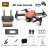 E99 Pro Drone With HD Camera -  4K Dual Camera 25 Minutes 200M Distance Headless Model Night Flying WIFI Foldable Drone - Bild 14