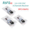 Radiolink RC Receiver R6FG - 6 Channel 2.4G HV Servo RX with Gyro Long Range Control for RC Car Boat Transmitter RC4GS V2/RC6GS V3 - Image 3