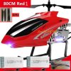 80CM RC Helicopter - Large Model 3.5CH Alloy Frame Anti-Fall All Body LED Lights 150 Meters Electric Remote Control Helicopter Toy - Image 14