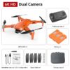 S608 Pro Drone -  3KM GPS 4k Profesional Drone HD Dual Camera Aerial Photography Brushless Foldable Quadcopter RC Distance - Image 5