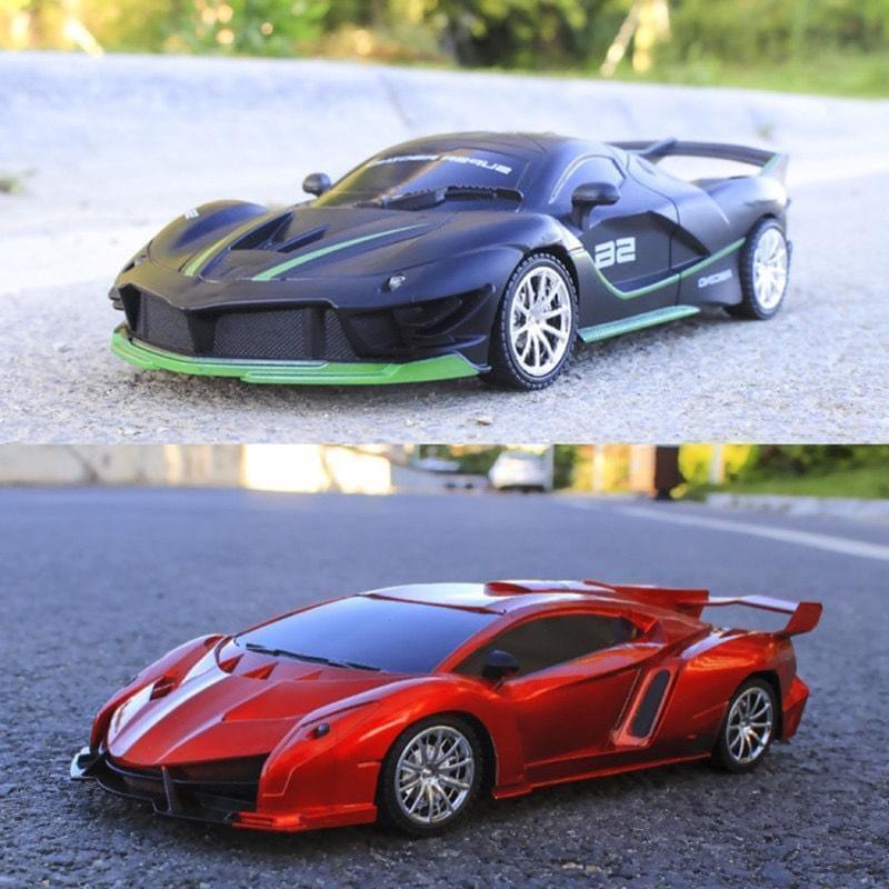 1:16 4 Channels RC Car With Led Light 2.4G Radio Remote Control Cars Sports Car High-speed Drift Car Boys Toys For Childrens 30M
