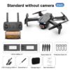E99 Pro Drone With HD Camera -  4K Dual Camera 25 Minutes 200M Distance Headless Model Night Flying WIFI Foldable Drone - Bild 6