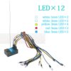 Flyueace T-6819C - 7CH 2.4GHZ 4.2-10V Radio Control System Transmitter With Receiver For RC Car Boat Tank Truck Toy Linkage lights - Image 11