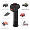 HotRC DS-4A 2.4G 4 Channel Single Hand RC Radio Transmitter with 4Ch Receiver Remote control for RC Car Boat Airplane - Bild 9