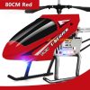 80CM RC Helicopter - Large Model 3.5CH Alloy Frame Anti-Fall All Body LED Lights 150 Meters Electric Remote Control Helicopter Toy - Image 31
